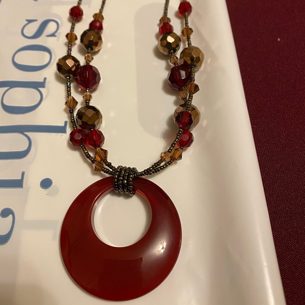 Lia Sophia Cinnabar necklace